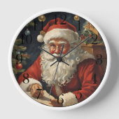 Personalisierte Weihnachtsmauer Uhr (Vorderseite)