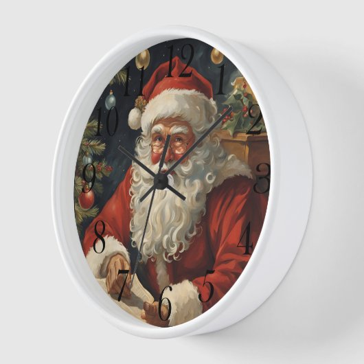 Personalisierte Weihnachtsmauer Uhr (Winkel)