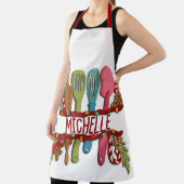 Personalisierte Weihnachtsmonogramm Schürze (InSitu)