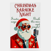 Personalisierte Weihnachtsnacht Acrylschild (Vorderseite)