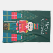 Personalisierte Weihnachtsnachtsnacht Geschirrtuch (Horizontal)