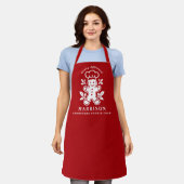 Personalisierte Weihnachtsplätzchen-Mannschaft Schürze (Getragen)