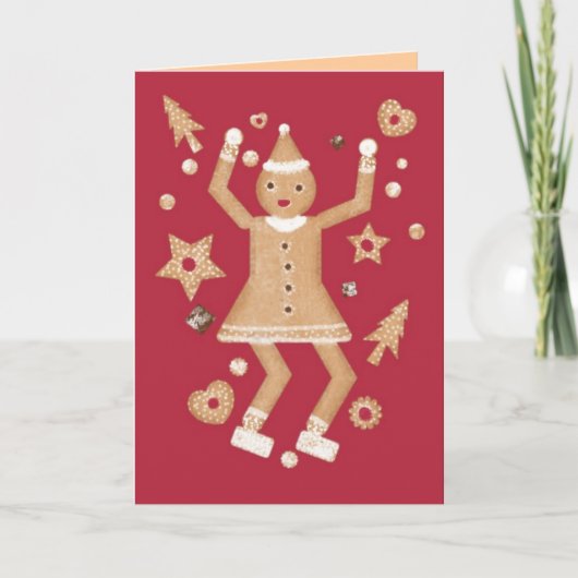 Personalisierte Weihnachtsplätzchen Martzkin Karte (Vorderseite)