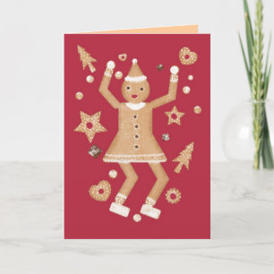 Personalisierte Weihnachtsplätzchen Martzkin Karte
