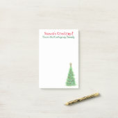 Personalisierte Weihnachtspost-itanmerkungen Post-it Klebezettel (Auf Schreibtisch)