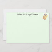 Personalisierte Weihnachtspostalische Briefmarke (Rückseite)