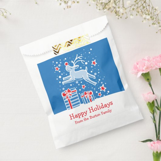 Personalisierte Weihnachtsrentierbeutel Geschenktütchen (Versiegelt)