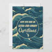 Personalisierte Weihnachtsruderung Einladung (Vorderseite)