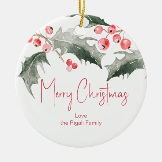 Personalisierte Weihnachtsschmuck (Vorne)