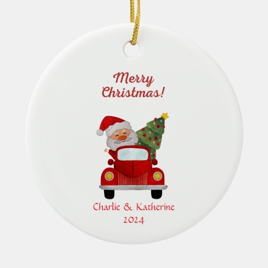 Personalisierte Weihnachtsschmuck (Vorne)