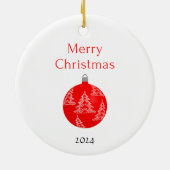 Personalisierte Weihnachtsschmuck (Hinten)