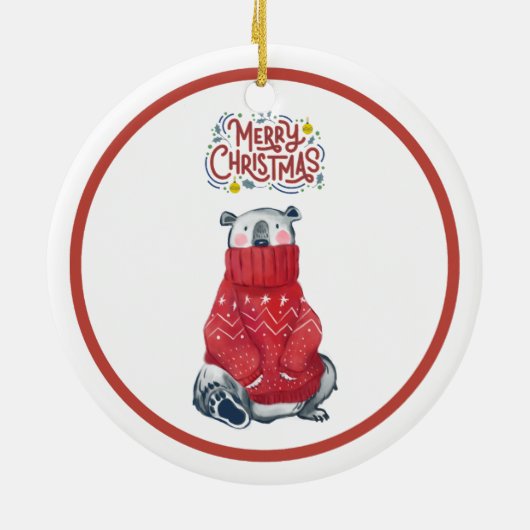 Personalisierte Weihnachtsschmuck (Hinten)