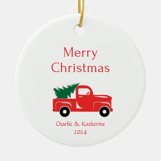 Personalisierte Weihnachtsschmuck (Vorne)