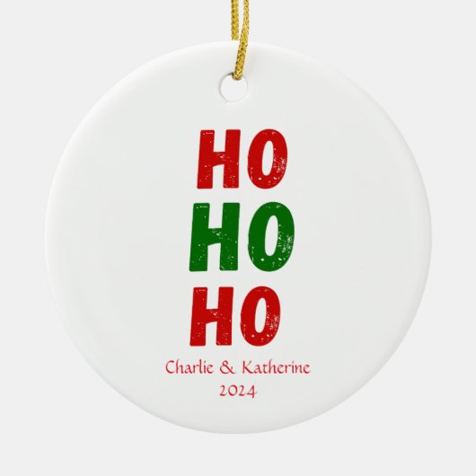 Personalisierte Weihnachtsschmuck (Vorne)