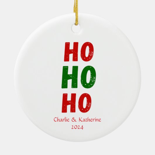 Personalisierte Weihnachtsschmuck (Hinten)