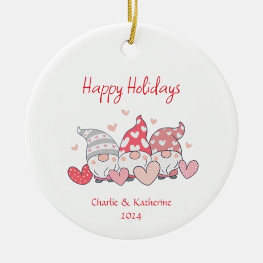 Personalisierte Weihnachtsschmuck (Vorne)