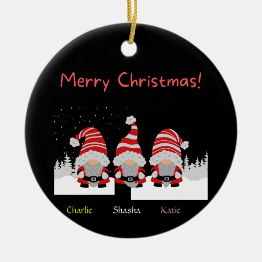 Personalisierte Weihnachtsschmuck (Vorne)