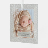 Personalisierte Weihnachtsschmuck (Vorderseite links)