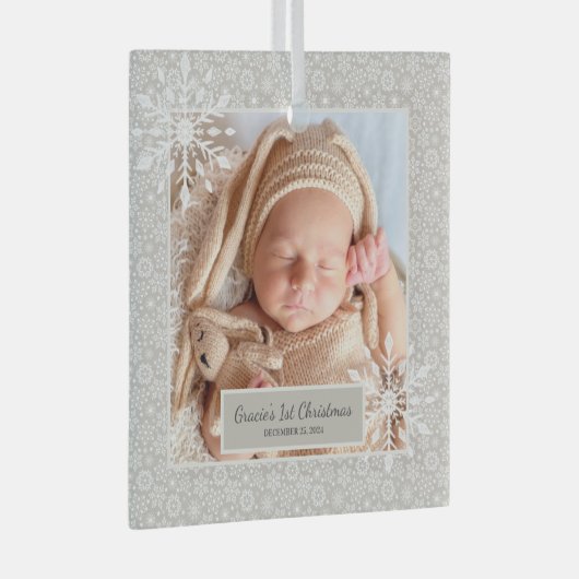 Personalisierte Weihnachtsschmuck (Vorderseite Rechts)