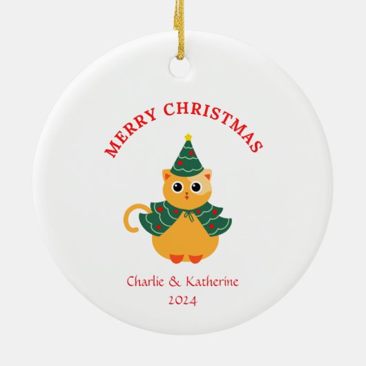 Personalisierte Weihnachtsschmuck (Hinten)