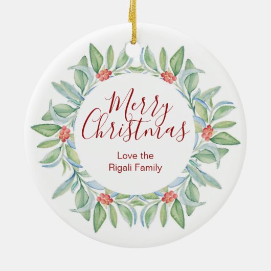 Personalisierte Weihnachtsschmuck (Hinten)