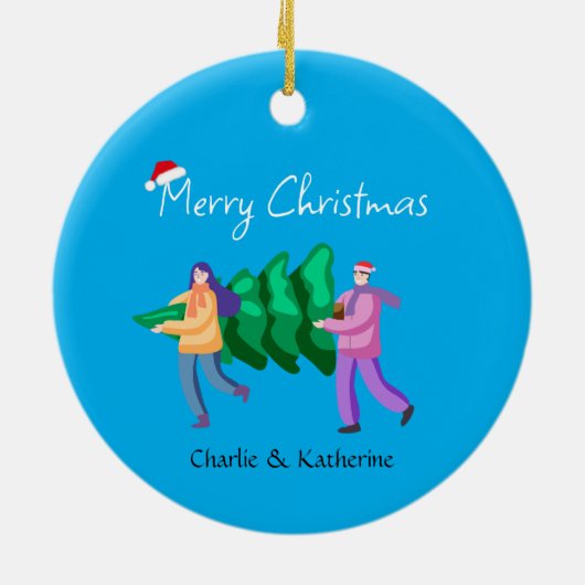 Personalisierte Weihnachtsschmuck (Hinten)