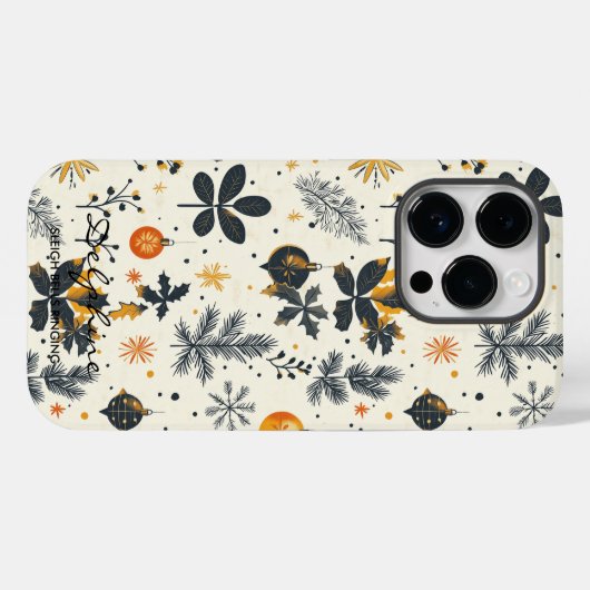 Personalisierte Weihnachtsschmuck Case-Mate iPhone Hülle (Rückseite (Horizontal))