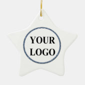 Personalisierte Weihnachtsschmuck Custom LOGO (Vorne)