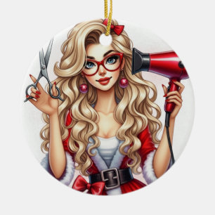 Personalisierte Weihnachtsschmuck für Friseur