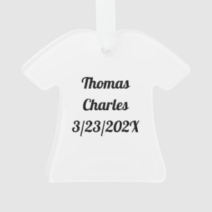 Personalisierte Weihnachtsschmuck für Kinder und K Ornament