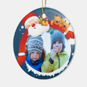 Personalisierte Weihnachtsschmuck, Keramik Ornament (Links)