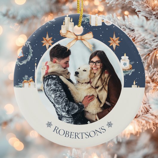 Personalisierte Weihnachtsschmuck mit Foto