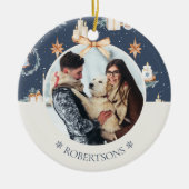 Personalisierte Weihnachtsschmuck mit Foto (Vorne)