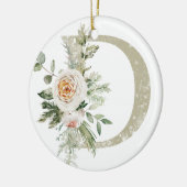 Personalisierte Weihnachtsschmuck mit Ihren Initia (Links)