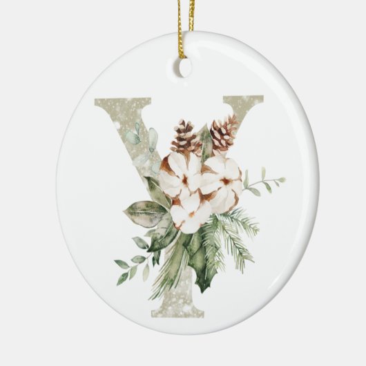 Personalisierte Weihnachtsschmuck mit Ihren Initia (Links)