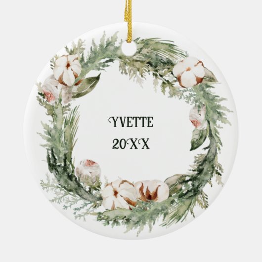 Personalisierte Weihnachtsschmuck mit Ihren Initia (Hinten)