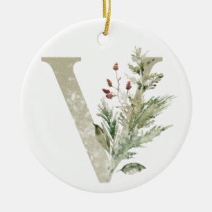 Personalisierte Weihnachtsschmuck mit Ihren Initia