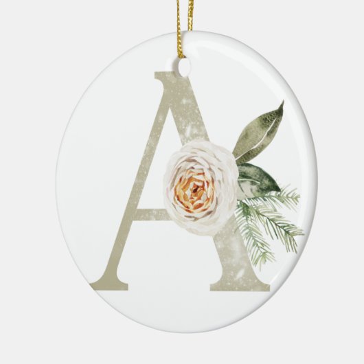 Personalisierte Weihnachtsschmuck mit Ihren Initia (Links)