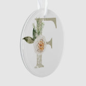 Personalisierte Weihnachtsschmuck mit Ihren Initia Ornament (Vorderseite)