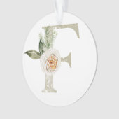 Personalisierte Weihnachtsschmuck mit Ihren Initia Ornament (Vorderseite)