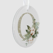 Personalisierte Weihnachtsschmuck mit Ihren Initia Ornament (Vorderseite)