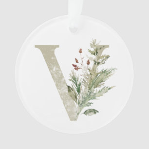 Personalisierte Weihnachtsschmuck mit Ihren Initia Ornament