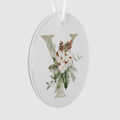 Personalisierte Weihnachtsschmuck mit Ihren Initia Ornament (Vorderseite)