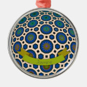 Personalisierte Weihnachtsschmuck modern bunt (Vorne)