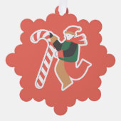 Personalisierte Weihnachtsschmuck - Niedlicher Url Ornament Karte (Vorderseite)