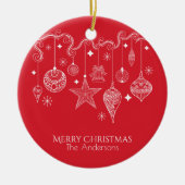 Personalisierte Weihnachtsschmuck | Ornament (Vorne)