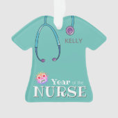 Personalisierte Weihnachtsschmuck Ornament (Vorderseite)