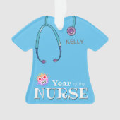 Personalisierte Weihnachtsschmuck Ornament (Vorderseite)