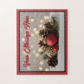 Personalisierte Weihnachtsschmuck Puzzle (Vertikal)