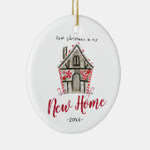 Personalisierte Weihnachtsschmuck unserer neuen Zu (Rechts)